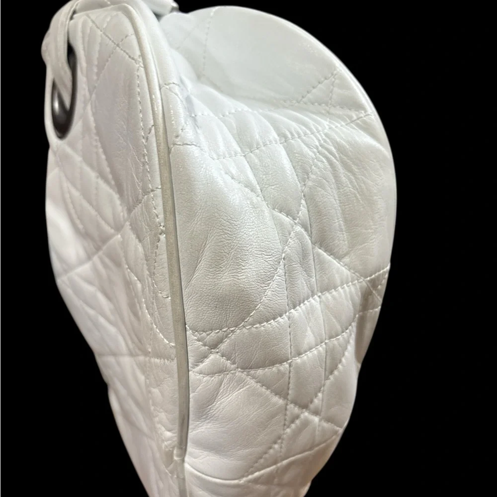 Christian Dior Quilted Single Flap Shoulder Bag – Vintage 2003, Made in Italy - Picture 15 of 16